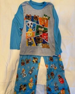 Kids Animal Crossing New Horizons PJs (Small) 2 Piece Pajamas Set - Picture 1 of 6