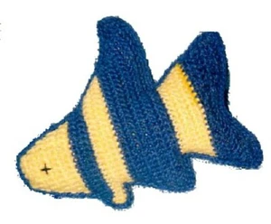 Crocheted Fish Amigurumi Stuffed Toy Pattern Instructions Only - Picture 1 of 1