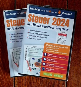 Aldi Steuer-Software 2024 für das Jahr 2024 Einkommensteuer NEU OVP CD Lieferung - Bild 1 von 1