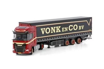 DAF XG+ 4X2 Curtainside Trailer 3 axle   Vonk & Co WSI Models wsi 01-4159 - Image 1 of 4