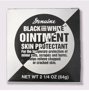 (1) Genuine Black and White Ointment Skin Protectant 2.25 Oz Strickland & Co New - Picture 1 of 1