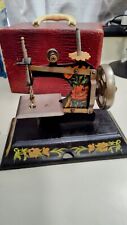 Vtg Antique Casige Child's Toy Sewing Machine 1930's Art Deco Design