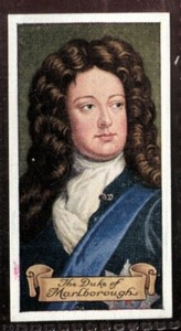 Tobacco Card, Carreras, CELEBRITIES OF BRITISH HISTORY, 1935, John Churchill,#20