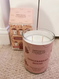 Brand New Imperial Candles Gingerbread House Jewllery Candle - Ring Size N/O - Picture 1 of 8