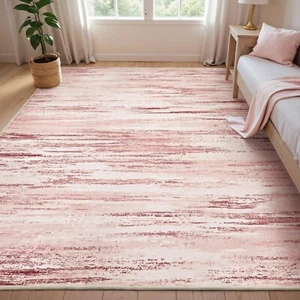 tchdio Pink Rug-6x9 Area Rugs for Living Room, Ultra Soft Washable Rugs for B... - Picture 1 of 5