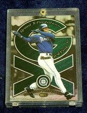 1998 DONRUSS PREFERRED KEN GRIFFEY JR & JOSE CRUZ 2677/3000 IN SD 98'  (BB-521)