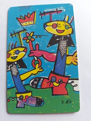 Telefonkarte 12 DM Sternzeichen Zwilling  Otmar Alt - Bild 1 von 2