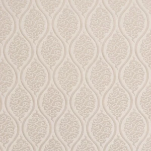 Linwood Gemini Fabric Pearl 148cm Damask Textured Upholstery Cushions Curtains - Picture 1 of 6