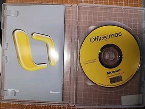 Office Mac OS X Software Disc CD 2001  Serial Product Key Number Case NOT TEST - Picture 1 of 2