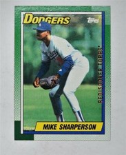 2017 Topps Rediscover Stamped Buyback 1990 #117 Mike Sharperson