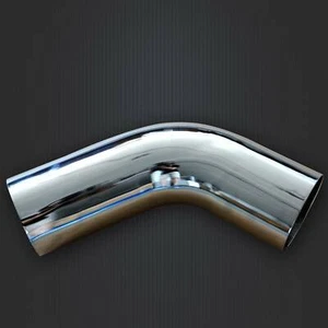 5 inch Chrome 56 Degree Elbow Truck 5" OD Exhaust PipeFor Peterbilt 379 - Foto 1 di 3