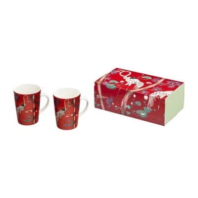 iittala Taika 15th Anniversary Mug Cup 400ml Linen Pair Set KLAUS HAAPANIEMI - Image 1 of 4
