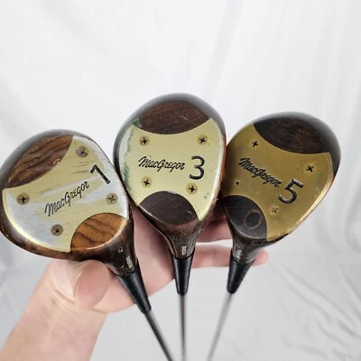 Juego de madera de colección Macgregor por Nicklaus Michelob 1, 3 y 5 Tour Step 2 acero diestro Foto 1 de 4