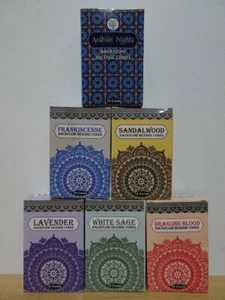 Backflow Incense Cones ~ Sacred Tree - 6 Fragrances ~ Please Select From List. - Picture 1 of 7