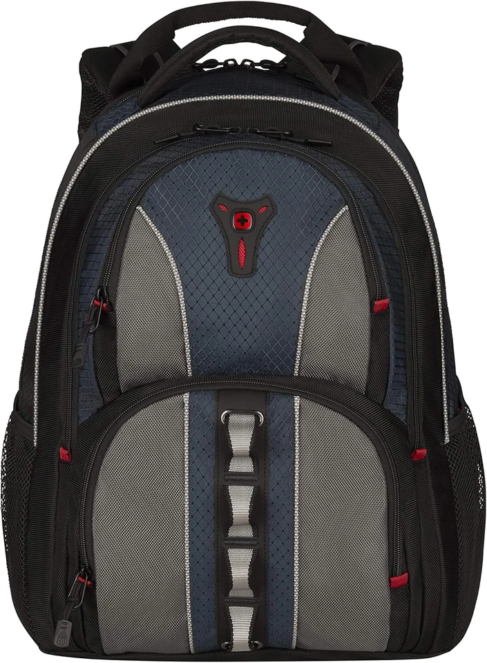 Mochila para portátil Swissgear Wenger Cobalt 16 pulgadas, para hombre y mujer, azul gris, O Foto 1 de 4