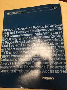 1984 Tektronix Catalog ~ Computer Graphics Products Test Equipment Instruments