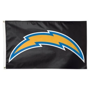 Los Angeles Chargers Football fans 3x5 ft Background Black Flag NFL Gift Banner - Picture 1 of 1