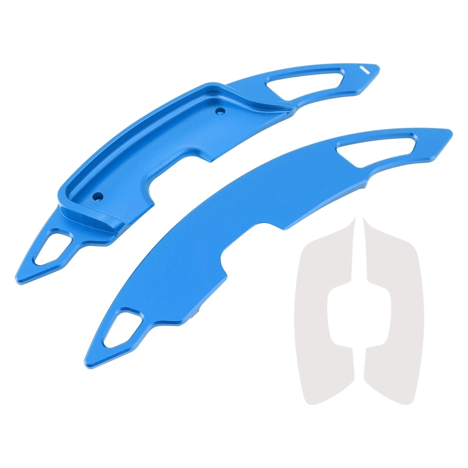 Steering Wheel Paddle Shifter Extension For Lexus RX NX Aluminium Blue A1 - Image 1 of 4