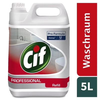 Cif Professional Bathroom Cleaner Anti-kalk-formel 5L Canister - Image 1 of 4