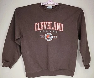 Cleveland Browns Est. 1946 Sweatshirt vintage pullover Homage Brown Size Medium - Picture 1 of 7