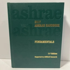 2017 ASHRAE Handbook - Fundamentals I-P Edition HVAC Research Hardcover w/ CD - Picture 1 of 13
