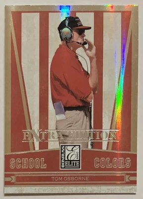 Tom Osborne 2007 Donruss Elite Extra Edition School Colors #’D /1500 #SC-13 ESE - Image 1 of 2