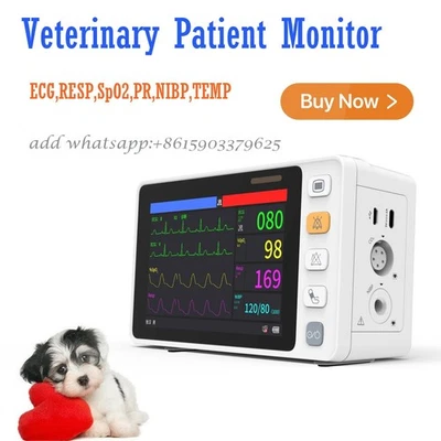Monitoraggio del paziente digitale Segni vitali ECG NIBP RESP TEMP SPO2 PR - Immagine 1 di 4