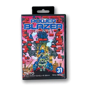 POWER BLAZER Power Blade - Caja de plástico vacía Estuche de repuesto de repuesto Famicom - Imagen 1 de 3