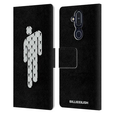 OFFICIAL BILLIE EILISH KEY ART LEATHER BOOK CASE FOR MICROSOFT NOKIA PHONES - Image 1 of 4
