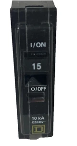 Disyuntor Square D 15 Amp / 10kA / 120/240V - Imagen 1 de 5
