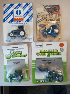 Lote de 4 tractores Ertl 1/64 Deutz Allis y Ford nuevos Foto 1 de 4