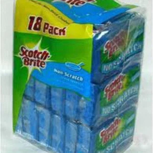 Scotch -Brite Non Scratch Scrub sponges - 21 Pack - Individually Wrapped - Picture 1 of 4