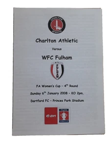 Charlton Athletic Women v WFC Fulham - FAWC R4 - 06.01.08 - Picture 1 of 1