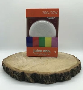 Juice Onn Universal Wireless Cell Phone Charging Pad with LED Lighting, 7.5W/10W - Picture 1 of 4