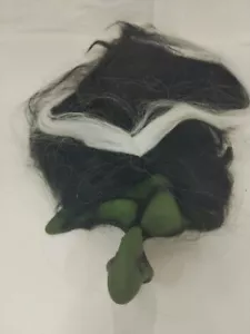 Ceja nariz de bruja de colección con peluca 1996 grupo mágico cara de goma con cabello - Imagen 1 de 3