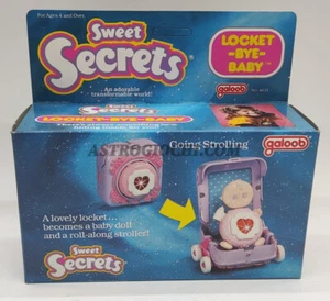 Sweet Secrets Vintage 1980s Galoob set 4631 Baby Going Stroolling New in Box - Picture 1 of 6