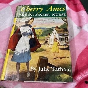 VTG Cherry Ames Mountaineer Nurse Hardcover Book By Julie Tatham 1951 - Picture 1 of 11