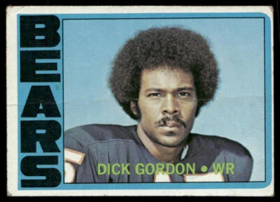 Dick Gordon 1972 Topps #223 Chicago Bears Poor-Good Crease - Image 1 of 2