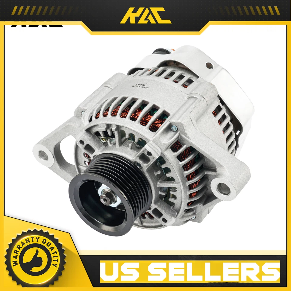 13910N Alternator For 2001 2002 - 2003 Dodge Ram V6 V8 3.9L 5.2L 5.9L 8.0L Foto 1 de 4