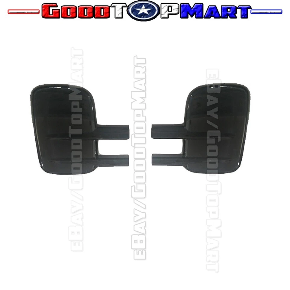 Cubierta de espejo retrovisor remolque negro Silverado Sierra 2500/3500HD 2003-12 13 14 15 2016 Foto 1 de 1