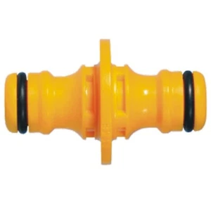 New 100 X Male - Male Double Hose Hosepipe Connector For Standard Fittings - One - Picture 1 of 1