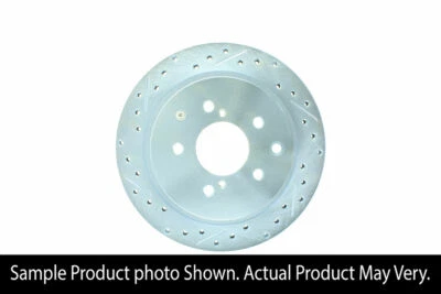 StopTech Select Sport Drilled Slotted Brake Rotor Rear Right for 300ZX 90-96 - Image 1 of 4