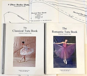 Romantic & Classical Ballet Tutu Books w/ 8-Pc Bodice & Panty Patterns ~ Folts - Picture 1 of 1