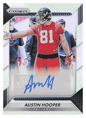 FB 2016 Panini Prizm Rookie Autographs Prizms #RA-AHP Austin Hooper - Image 1 of 2