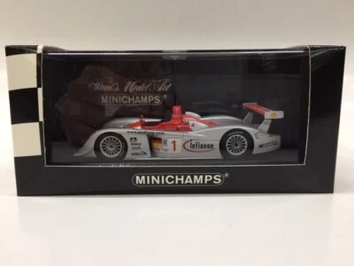 1:43 MINICHAMPS 400021391 AUDI R8 SEBRING 2002 12HRS PIRRO-KRISTENSEN-BIELA  - Immagine 1 di 3