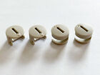 Ikea Plastic cam lock nuts, Part # 120076, tan (4 pack) - NEW