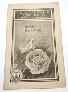 USDA - Farmers Bulletin No 750 - Roses for the Home - Picture 1 of 2