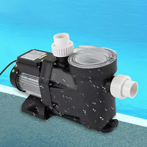 0.75 HP Ground Pool Pump Powerful Self Primming Swimming Pool Pumps w/ Timer - Picture 1 of 14