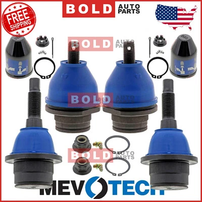 Front Lower & Upper Suspension Ball Joint 4PCS Set Mevotech For Ford Expedition - Image 1 of 4