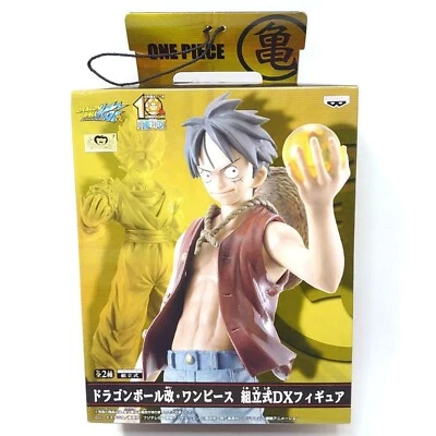BANPRESTO DRAGON BALL KAI ONE PIECE Assembly Type DX Figure MONKEY D LUFFY New - Image 1 of 4